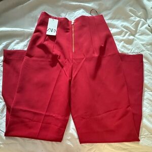 Zara Crimson Trousers